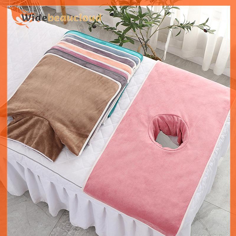 Widebeaucloud 40*80 ซม.หนา Beauty SPA โต๊ะนวด Planking Face Towel พร้อมเตียงหลุม Nice