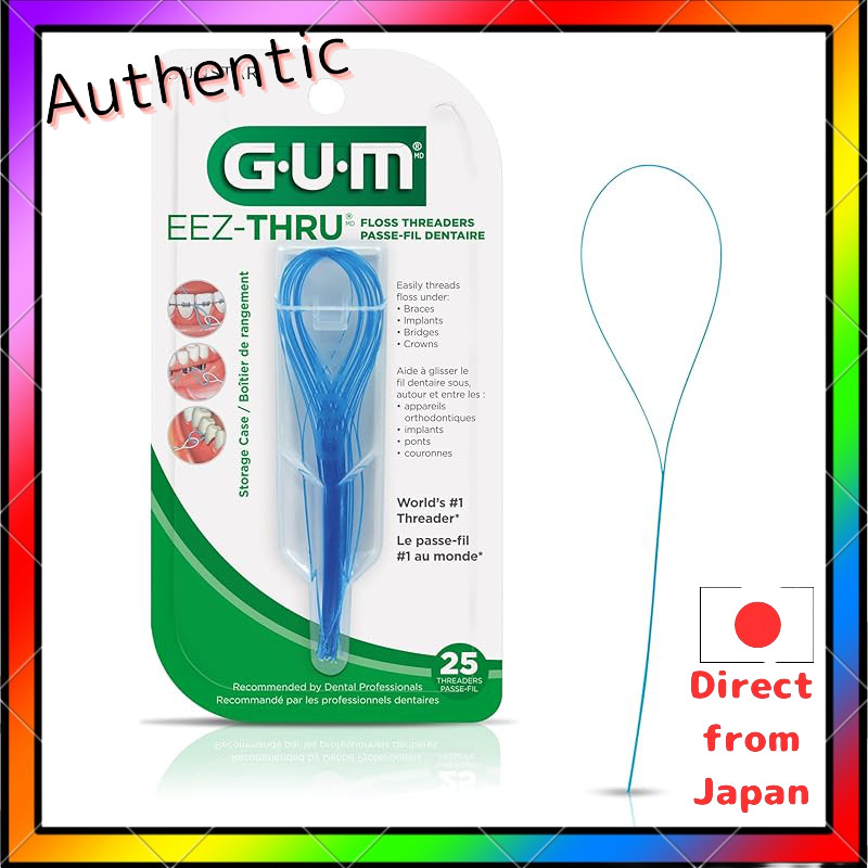 Gum Sunstar 840Ri EEZ Through Floss Threader 1 Pack Basic Color