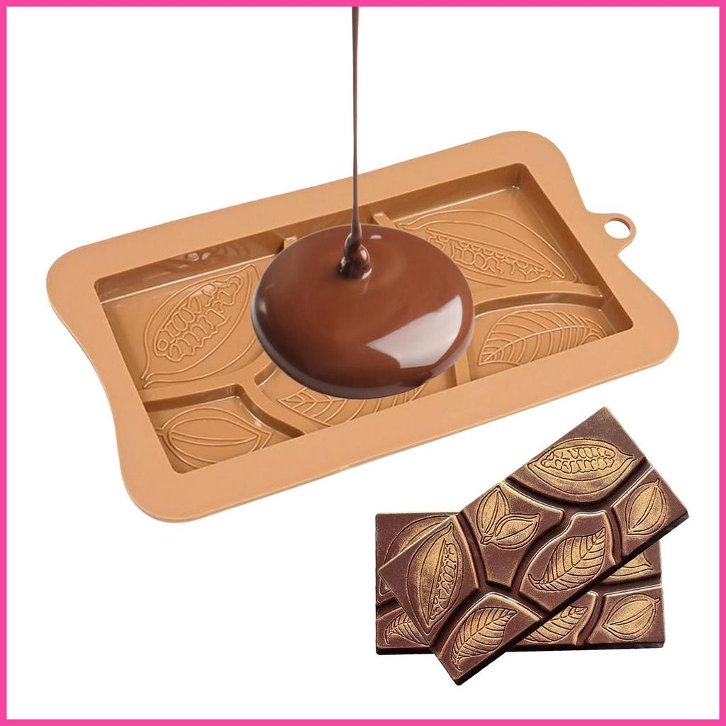 แม่พิมพ์ช็อกโกแลต Non-Stick ยืดหยุ่น Break-Apart ช็อกโกแลต Candies แม่พิมพ์สําหรับ Truffle Brownie H