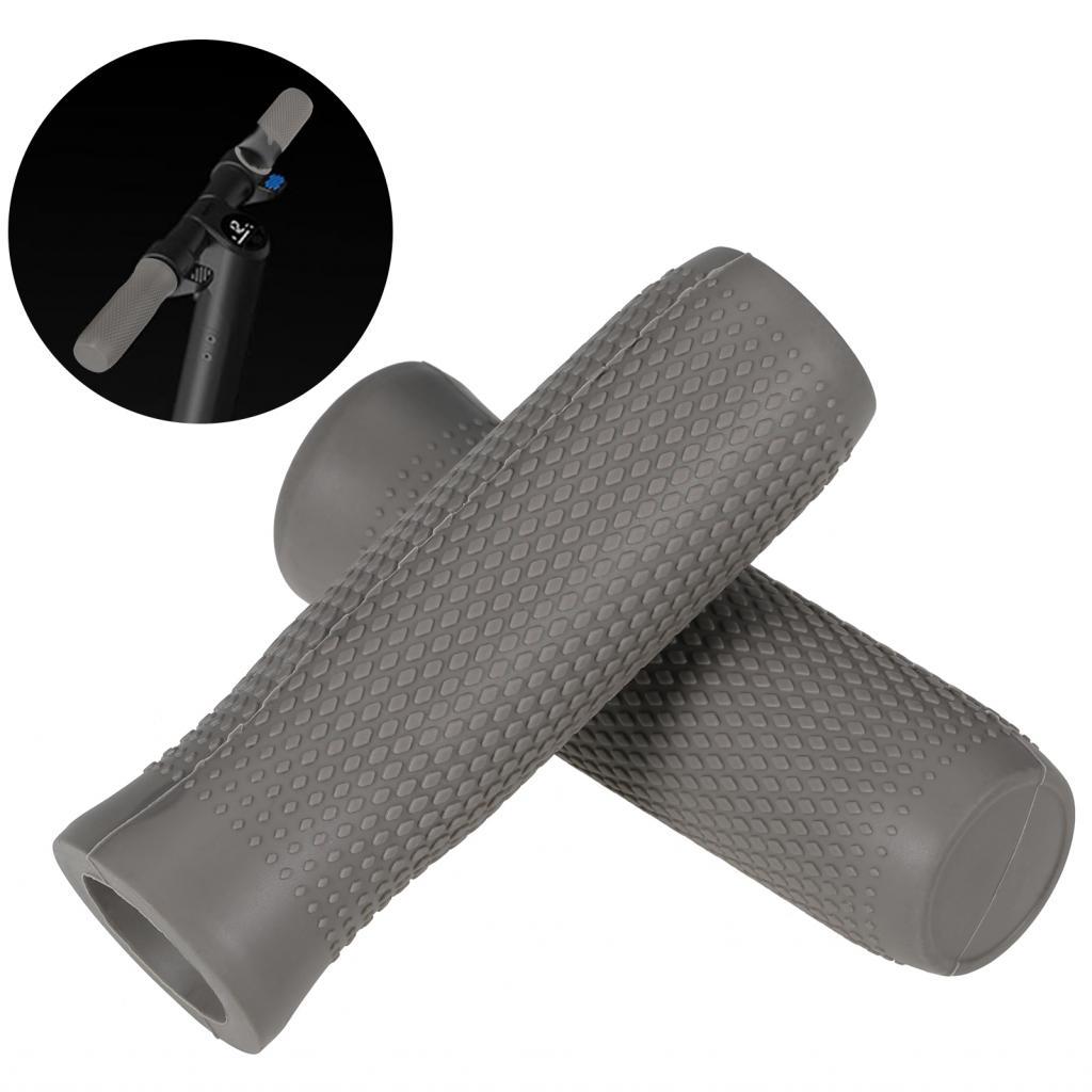 สกู๊ตเตอร์จับส่วน fangzi ไฟฟ้าสกู๊ตเตอร์ Handlebar Grips สเก็ตบอร์ดซิลิโคนอะไหล่ทดแทนสำหรับ ES1 ES2 ES3 ES4 - รูปที่ 2