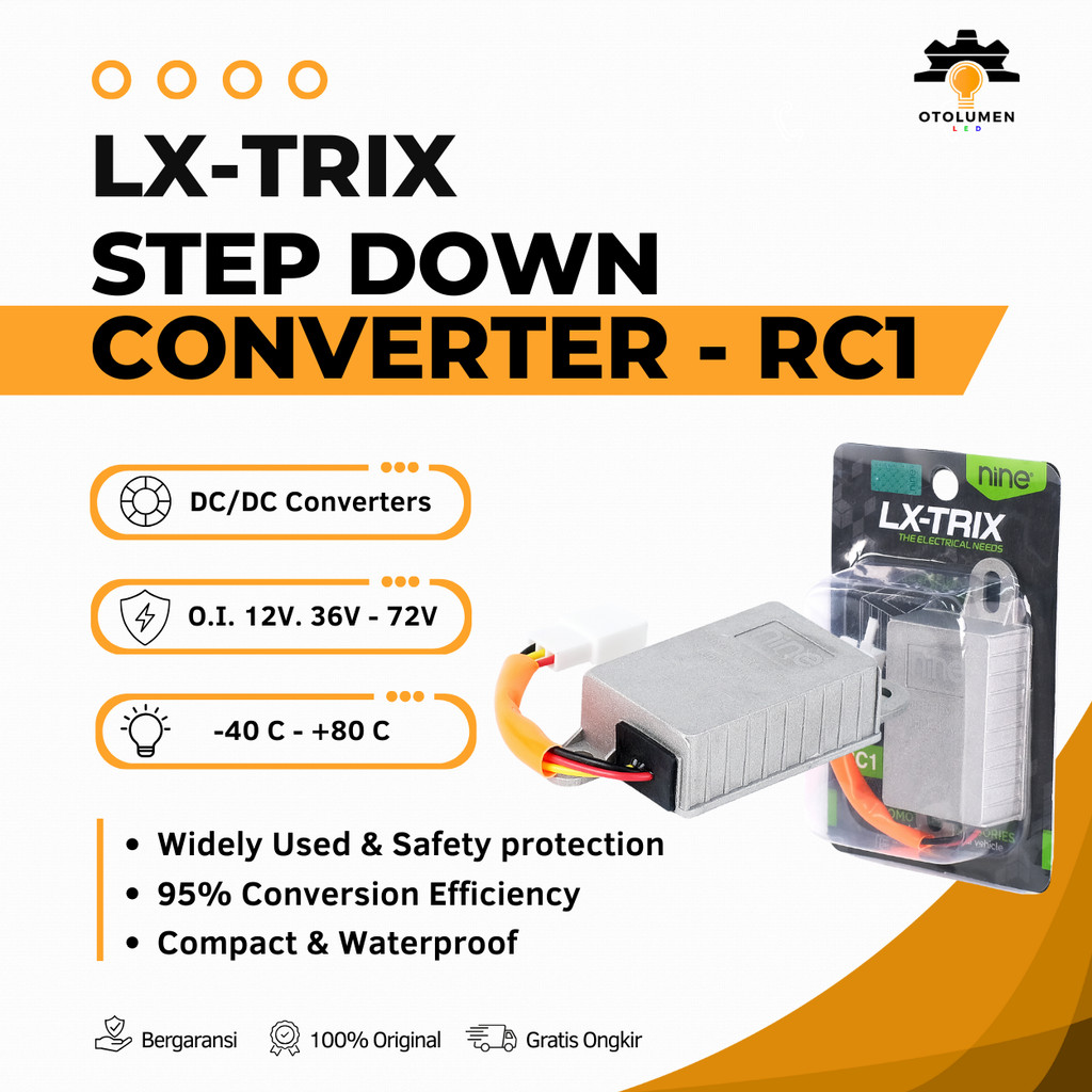 Step Down Converter Step Down Transformer เครื่องลดแรงดันไฟฟ้าถึง 12V - LX-TRIX