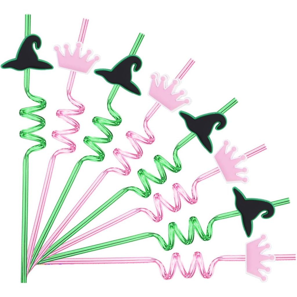 24 ชิ้น Wicked Party Favors, Wicked Party ตกแต่ง, Wicked วันเกิดอุปกรณ์ตกแต่ง,พลาสติก Wicked Theme ห