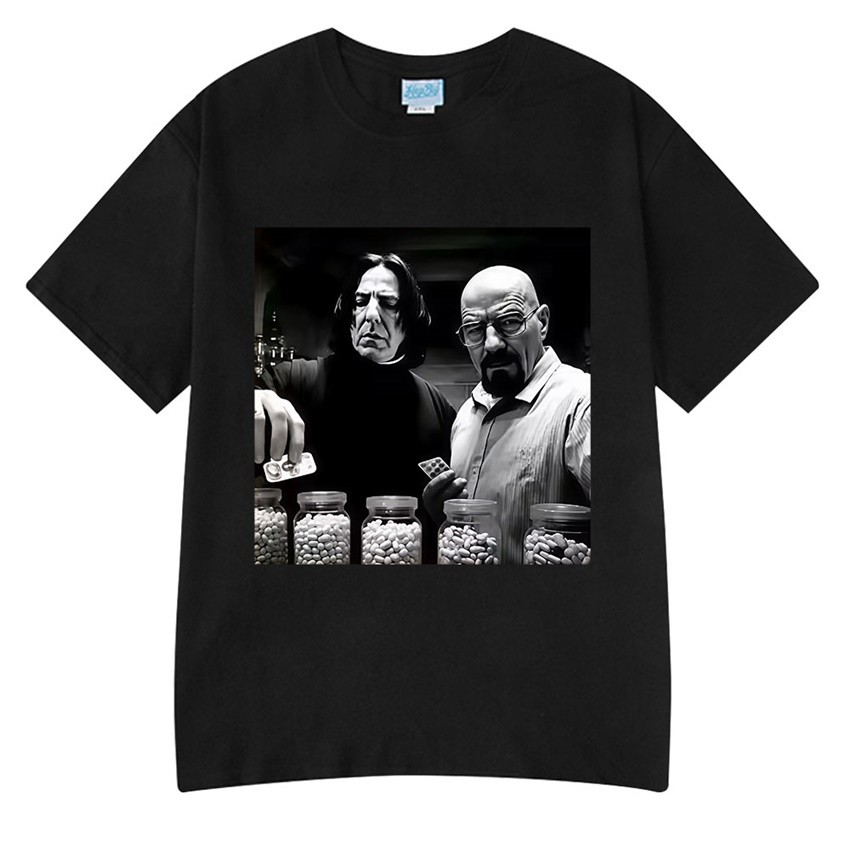 เสื้อยืด COD Lab กว้างแขนสั้น ลาย Retro ออกแบบตลก จากซีรีย์ Breaking Bad ทำจากผ้าฝ้ายคุณภาพ มีให้เลื