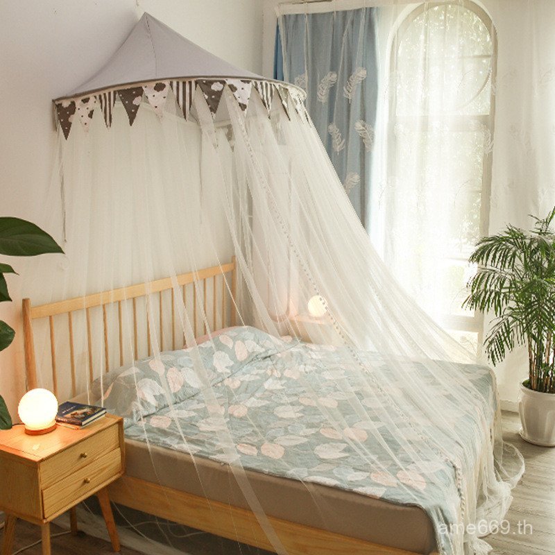 เตียงคู่ขนาดใหญ่พิเศษ Mantle J1.8 m1.5 เข้ารหัส ^ 2.0 มุ้งกันยุง Influencer เตียงข้าว 1.2 ครัวเรือนต