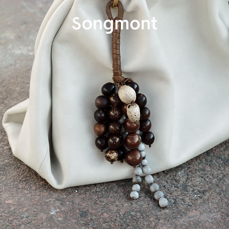 Songmont Songmont Songmont Songmont Seed String จี้กระเป๋าโพธิ์ธรรมชาติ 11.23