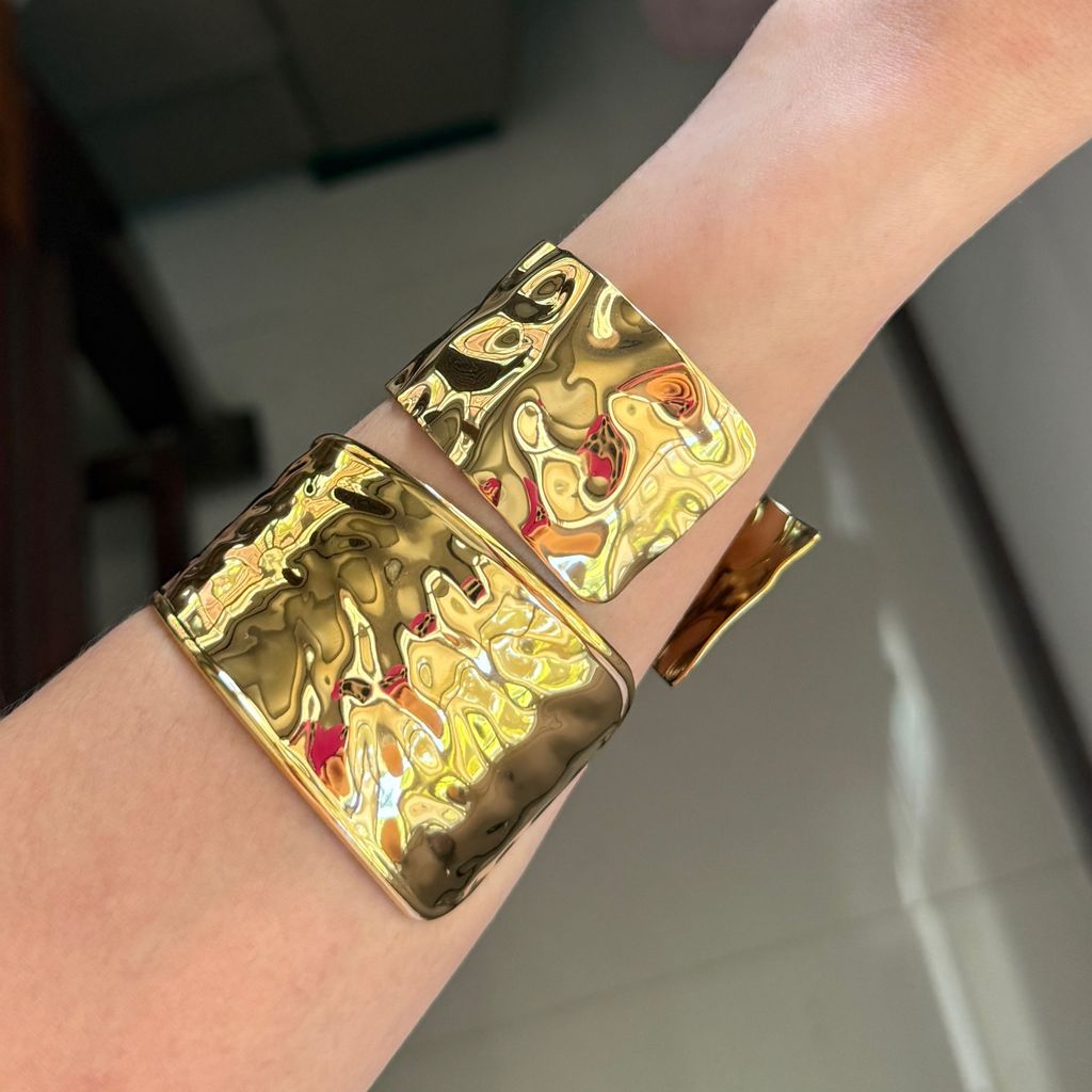 gemin. | #gmncufffoil cuff/bangle กำไล บีบเข้า/ขยายได้