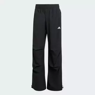 adidas Gym & Training กางเกงเทรนนิงขายาวผ้าทอ Workout Essentials ผู้หญิง สีดำ JL5081