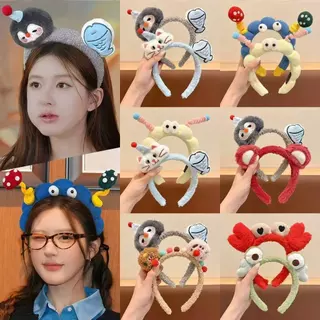 ที่คาดผมตุ๊กตาการ์ตูนน่ารักสไตล์เกาหลีสําหรับผู้หญิงสไตล์ใหม่สําหรับ 2025 เหมาะสําหรับล้างหน้าและมาส์กหน้าทา