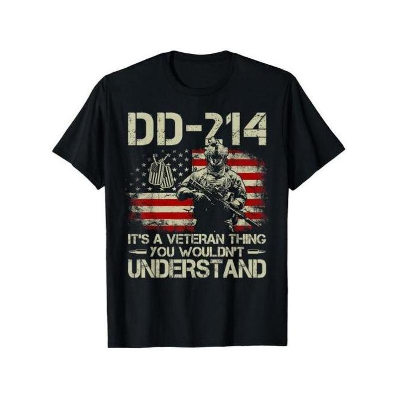DD-214 มันเป็นเรื่องของทหารผ่านศึกที่คุณไม่เข้าใจ เสื้อยืด DD-214 ผลิตในสหรัฐอเมริกา