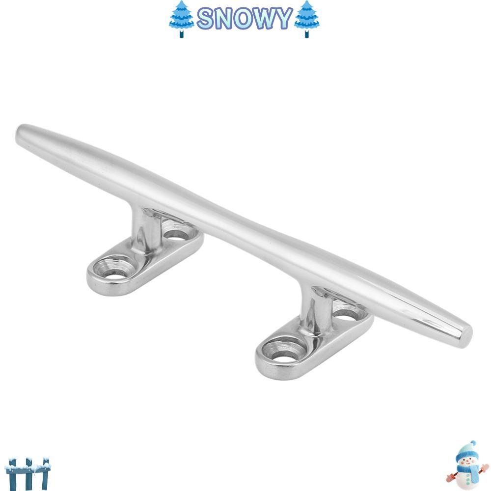 SNOWY Marine Boat Cleat, 316 สแตนเลส Mooring เชือก Cleat Deck เชือก Cleat, Dock อุปกรณ์ 5 6" 8 10 Hollow Base Bollard Deck Mooring