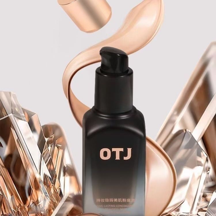 OTJ Liquid Foundation คอนซีลเลอร์แต่งหน้าติดทนนานครีมผิวคอนซีลเลอร์ Liquid Foundation Moisturizing ย