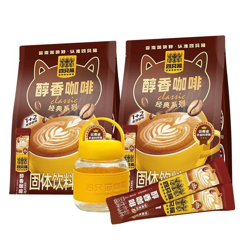 NullnullCoffeenull Coffee nullnull Four Cats null Mellow Extra Espresso 30 null null 3 in 1 null กาแ