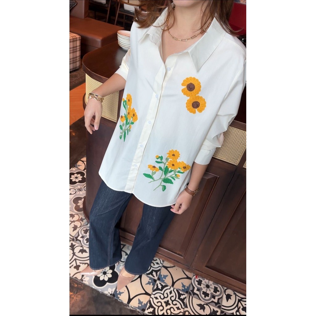 เสื้อ KEMEJA HAKANA GLENDA - เสื้อแขนยาวผู้หญิง