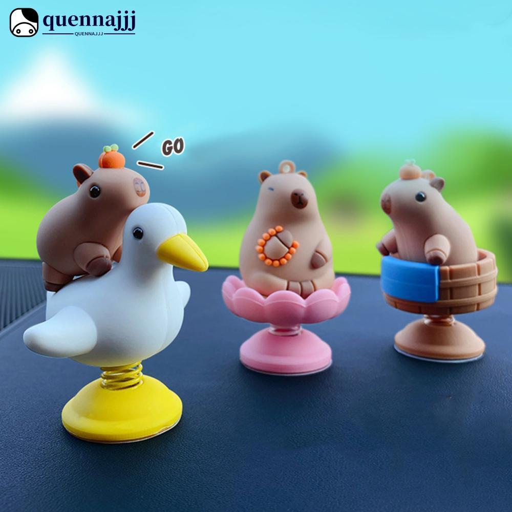 QHENNA น่ารัก Healing สัตว์รถตกแต่งภายในเครื่องประดับอะนิเมะ Auto ภายในคอนโซลกลางแดชบอร์ดตกแต่ง V4W8