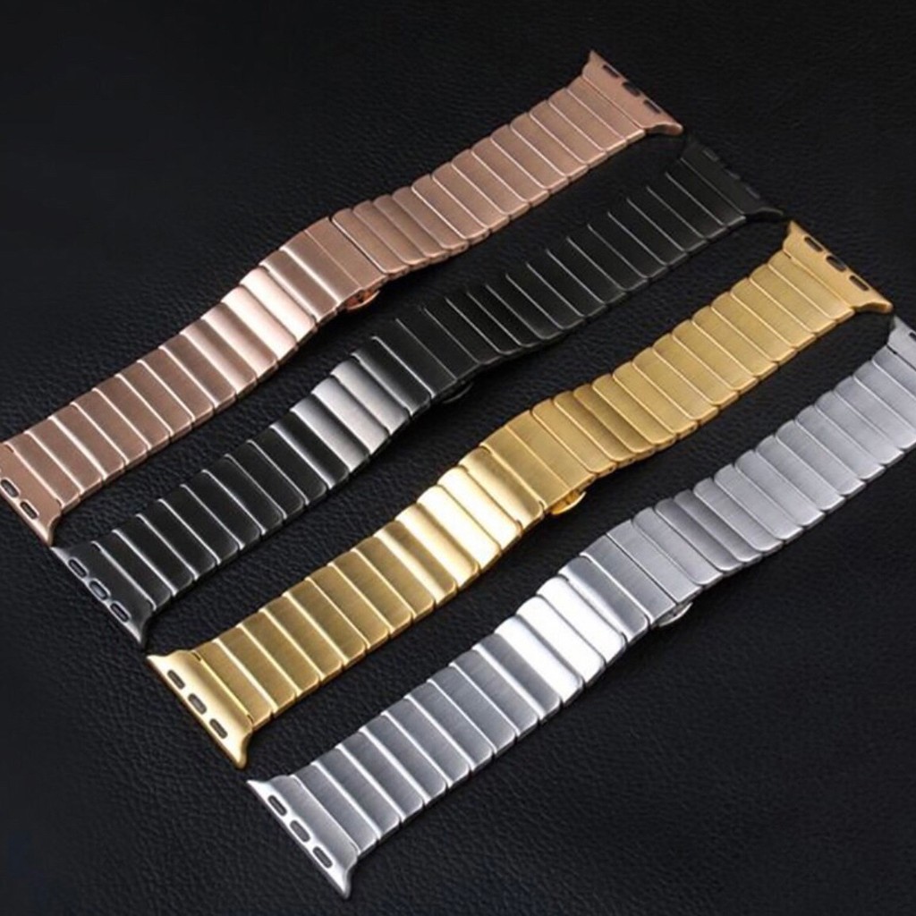 ZMZ สายสแตนเลส สายนาฬิกาข้อมือเหล็กหนัก สำหรับ smart watch ขนาด 38/40/41/(S10)42mm 42/44/45/46/49mm