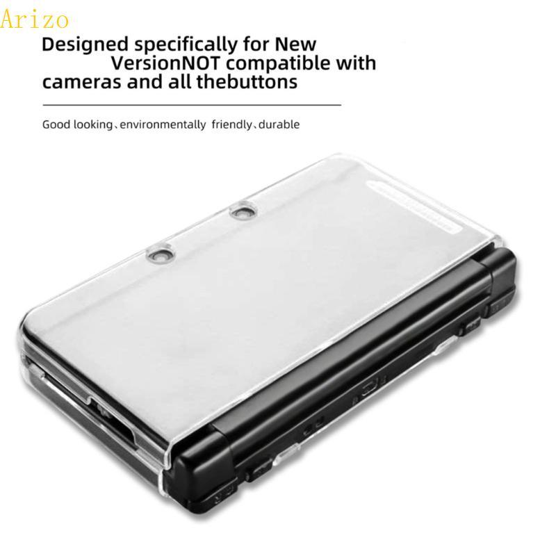 ฝาครอบพลาสติก Arizo สําหรับ 3DS XL LL ใหม่ 3DS Clear Protector Case