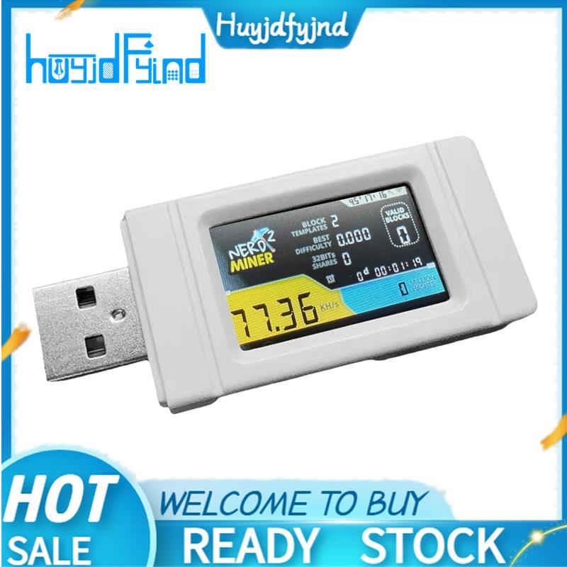 Nerdminer USB Miner 77KH/S หน้าจอสี BTC Solo Mining Miner Mini Bitcoin BTC Miner Nerd Miner