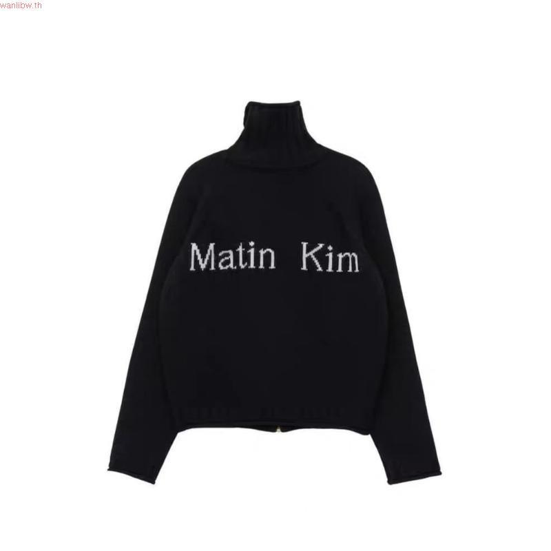 [SR-STUDIO] Matin kim เสื้อแจ็กเก็ตคาร์ดิแกน แขนยาว คอสูง สไตล์เกาหลี สําหรับผู้ชาย และผู้หญิง