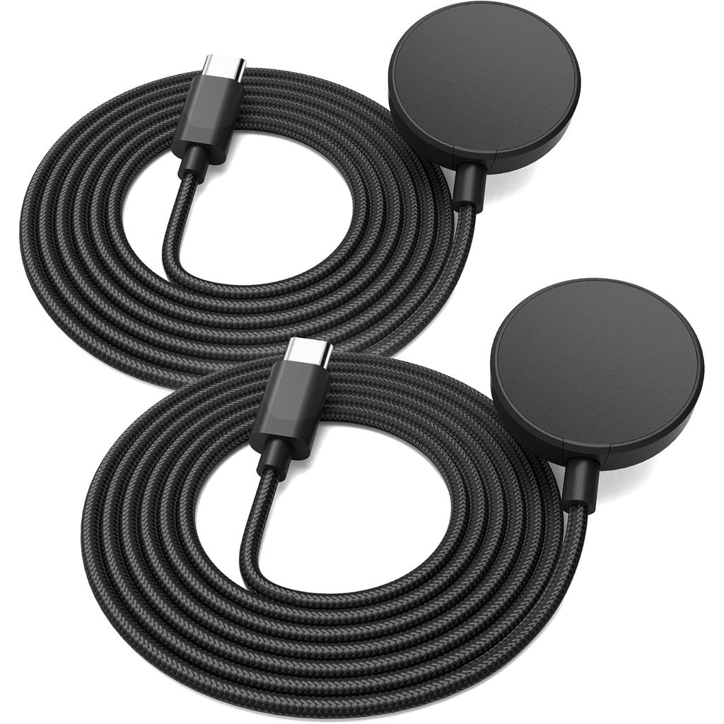 USB C Nylon Galaxy Watch Charger เข้ากันได้กับ Samsung Galaxy Watch 8/8 Claassic/7/Ultra/FE/6/6 Clas