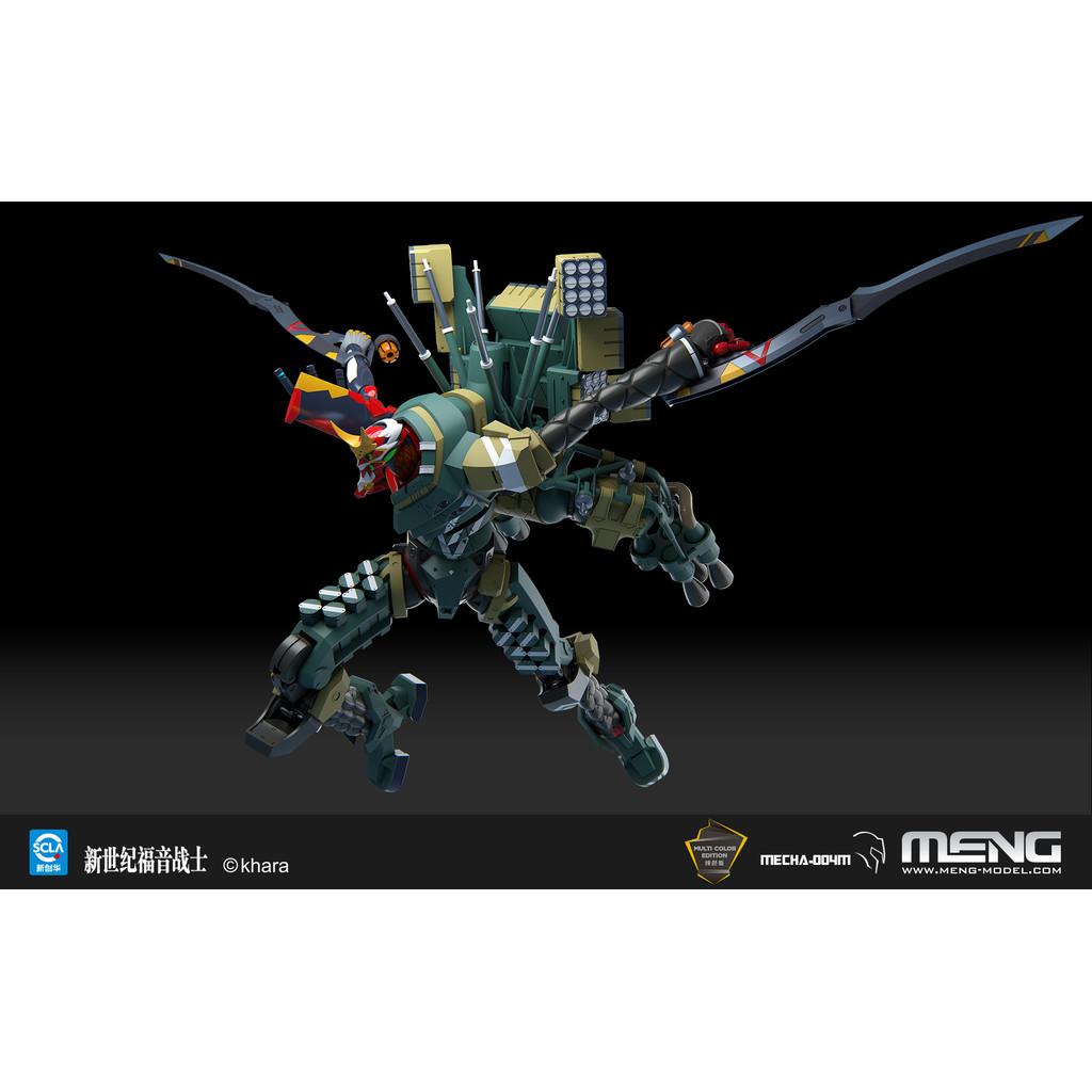 พร้อมส่ง MENG MECHA-004M Evangelion EVA New No. 2 หน่วย α รุ่นสีบริสุทธิ์