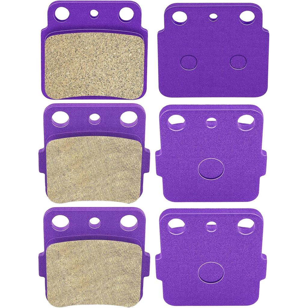 ECCPP ผ้าเบรค Fit สําหรับ Suzuki LTZ 400 DVX 400 KFX 400, FA84 FA137 ด้านหน้า + ด้านหลังเปลี่ยนผ้าเบ