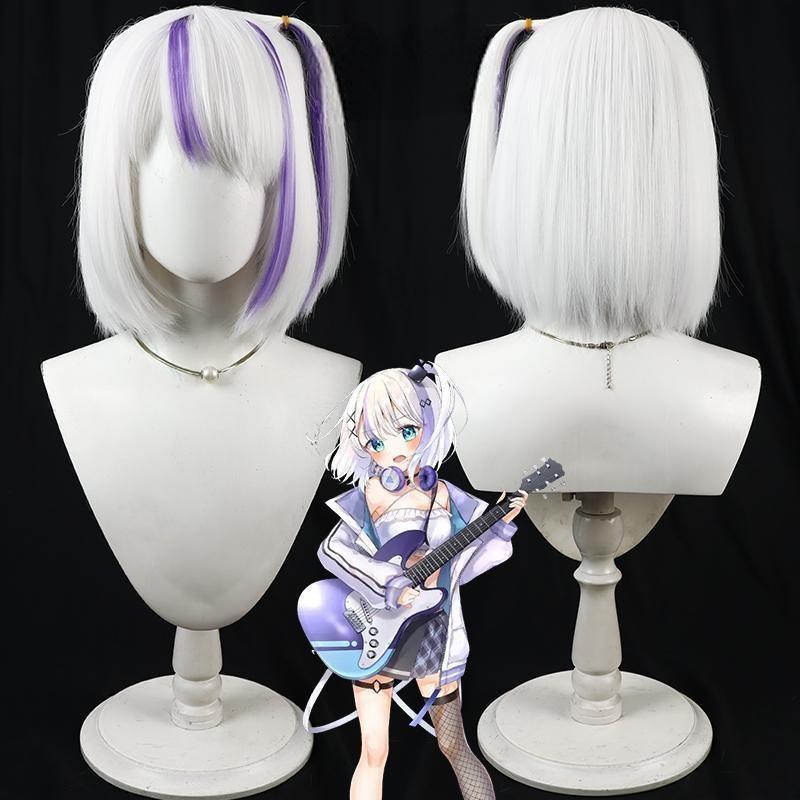 Vtuber Nono Cosplay Wig Hollywood Outfit Heat Resistant Synthetic Hair