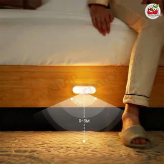 ไฟเซนเซอร์แบบแท่ง ไฟกลางคืน LED ชาร์จได้ ตรวจจับการเคลื่อนไหว ติดแม่เหล็ก ใช้ได้ทุกที่