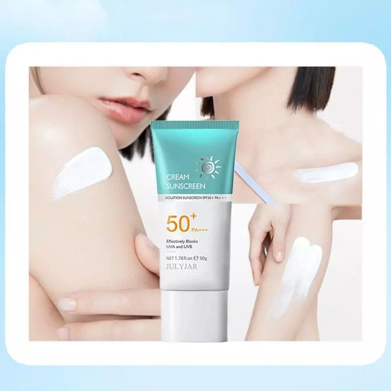 ซื้อ 2 แถม 2 ครีมกันแดด SPF 50+PA+++ น้ำหนักเบา กันเหงื่อ ไม่เหนียวเหนอะหนะ กันแดด UV ครีม 50g สกินแคร์ thumbnail 8