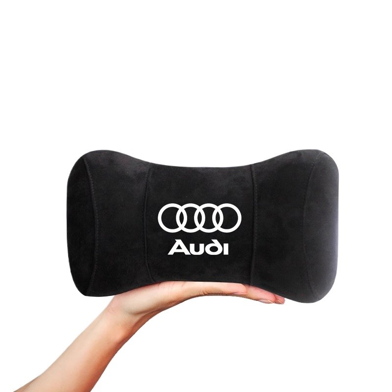 รถ Headrest คอสนับสนุนที่นั่งเอวเบาะคอหมอนสําหรับ Audi A1 A3 A4 A5 A6 A7 A8 S3 S4 S5 S6 Q3 Q5 Q7 Q8 
