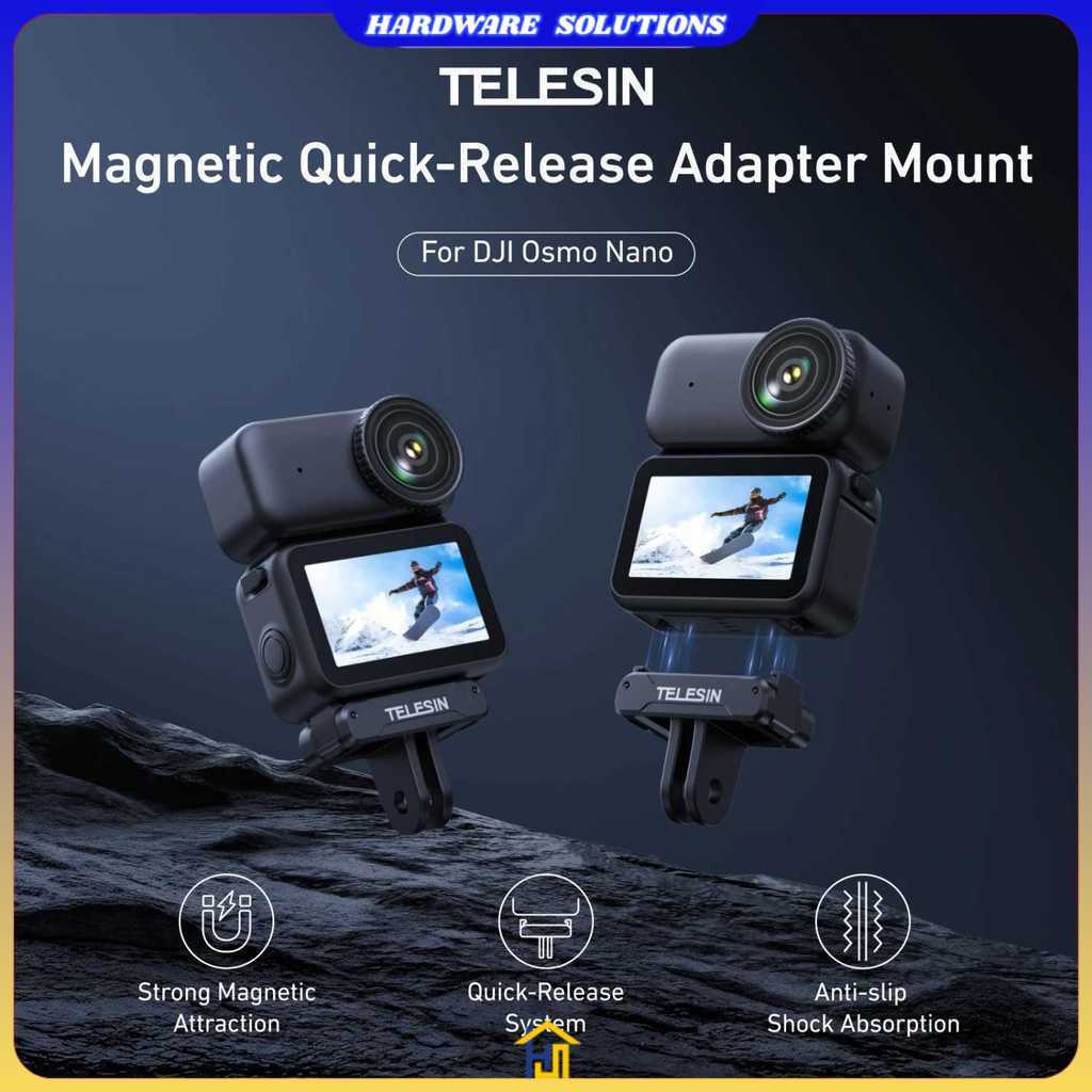 TELESIN Magnetic Quick Release Action Camera Adapter DJI OSMO Nano - S7-JBK-25-DJ