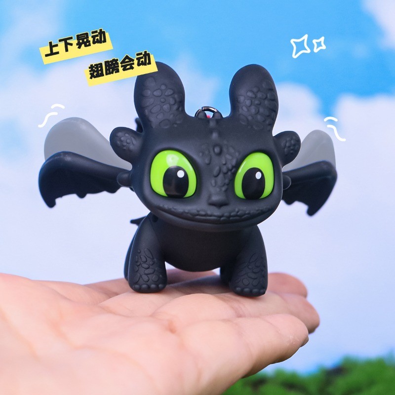 ปีกจะย้ายต้นแบบฟันเด็กชายคืนวิญญาณแสงพลาสติกพวงกุญแจจี้กระเป๋าเป้สะพายหลังเครื่องประดับ