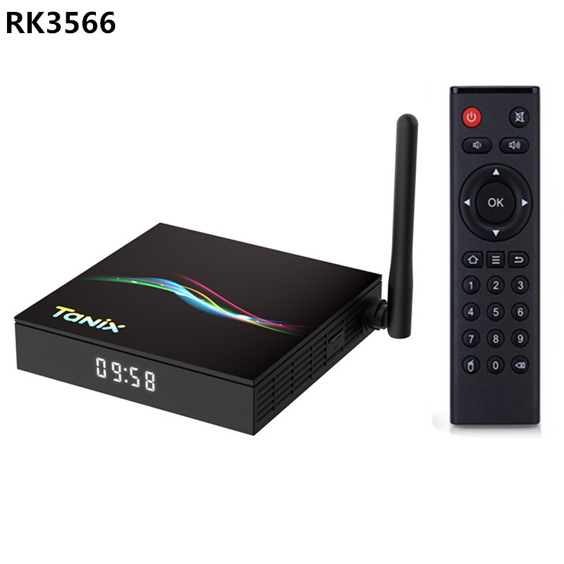 TX66 Set Top Box RK3566 4Gb/32Gb Android 11 Bluetooth 5G Dual WIFI 8K HD TVBOX