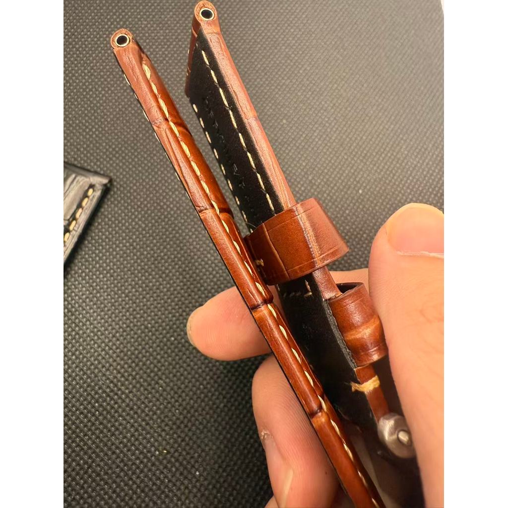 สายนาฬิกา Panerai Luminor หนังแท้ ขนาด 24mm 22mm สำหรับรุ่น PAM441, PAM111 - รูปที่ 3