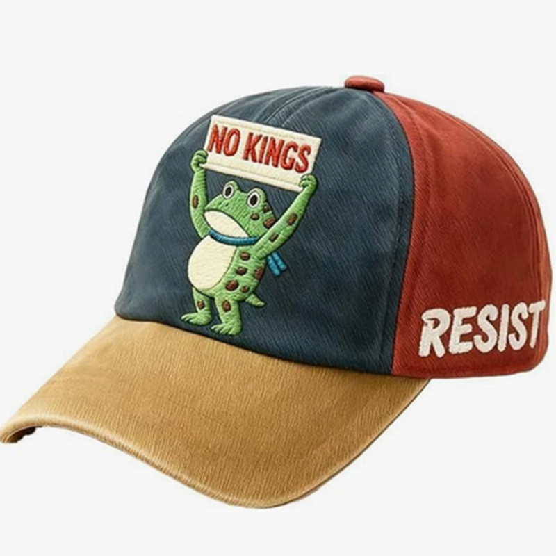 ล้างผ้าฝ้ายพิมพ์หมวกชายอเมริกัน250ครบรอบหมวกกบต่อต้านหมวกเบสบอล12.8 - รูปที่ 6