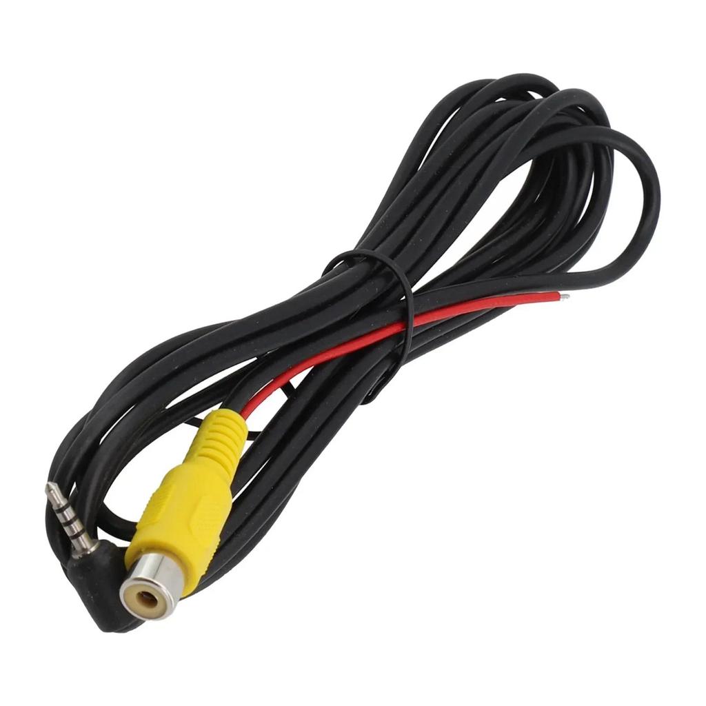 1PC 12V Rearview Camera Connection Cable RCA To 2.5mm AV Converter Cable Car Rear View Reverse Parki