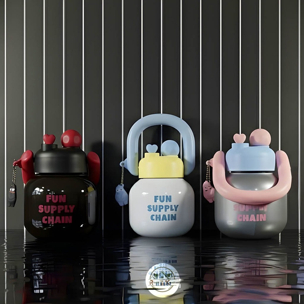 RK ขวดน้ําดื่มทรงกลม Tritan Aesthetic คุณภาพสูง 800ml DISHOPE