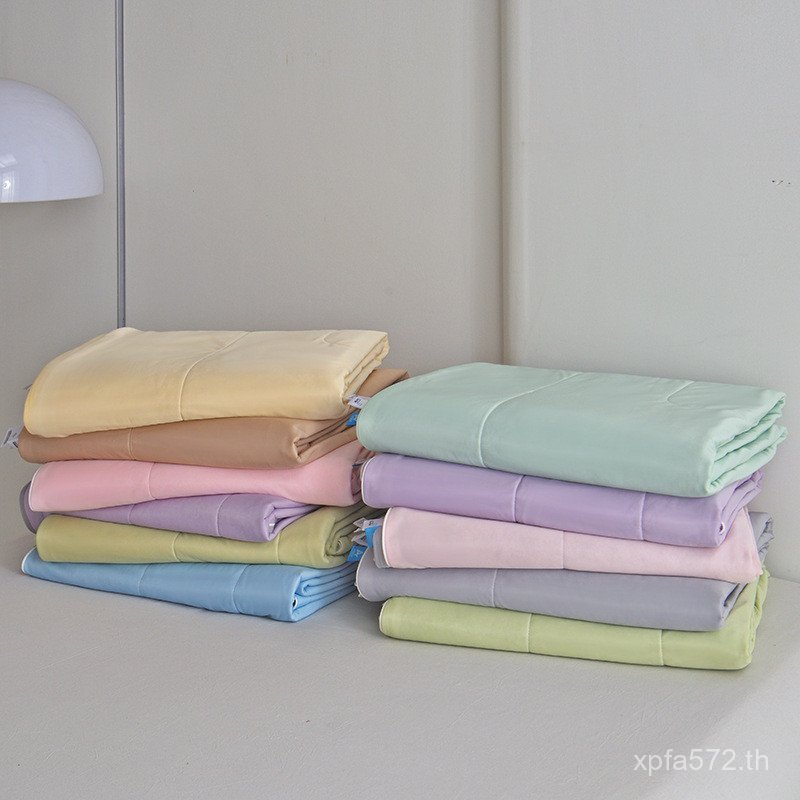 ผ้านวมเครื่องปรับอากาศสีทึบ] ผ้านวมเครื่องปรับอากาศคลาส A Cool Sensation Summer Cool Quilt Cool Sens
