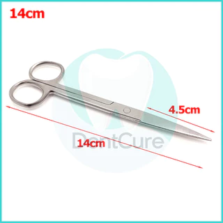 กรรไกรศัลยกรรมจักษุ สแตนเลสตรง สำหรับทันตกรรม Operating Scissors กรรไกรผ่าตัด สแตนเลส ปลายตรง