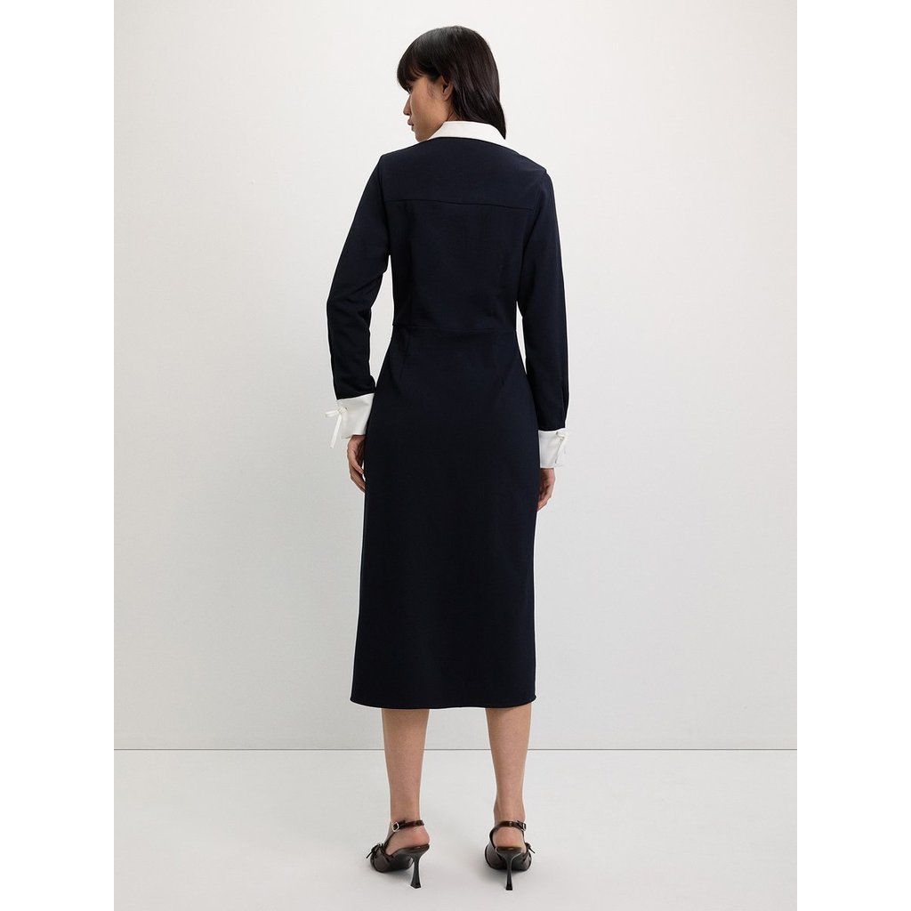 [Pomelo] เดรสแต่งโบว์ที่แขนเสื้อ / Bow Tie Sleeves Dress — صورة 5