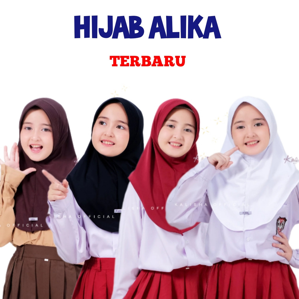 Hijab Bergo Harmony1125 Hamidah เด็กประถม เสื้อสัตว์เลี้ยงแบบหนา Premium Cool
