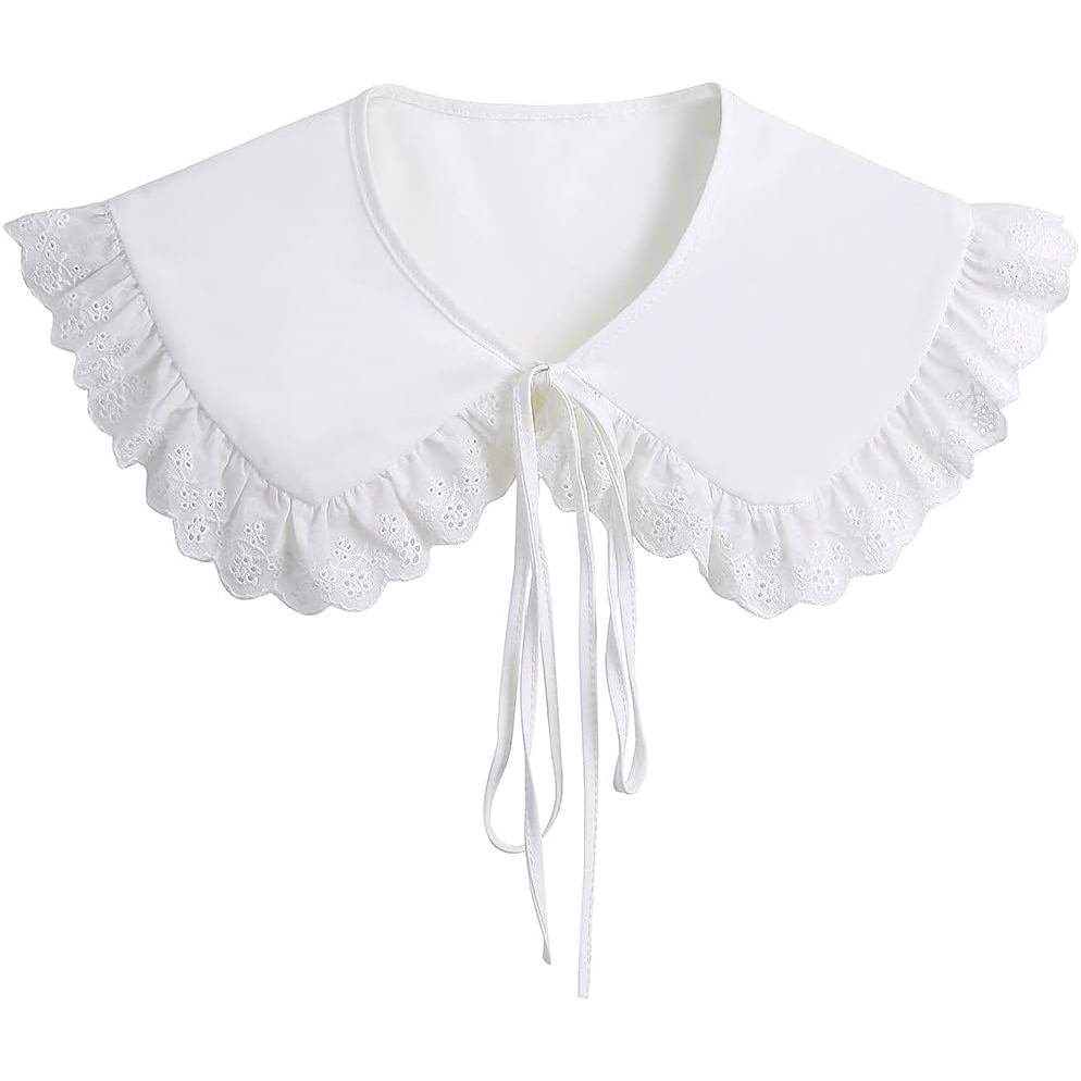 ที่คล้องคอมินิแบบมีการปักถักร้อย สไตล์Dickey สำหรับผู้หญิง รหัส8MHL