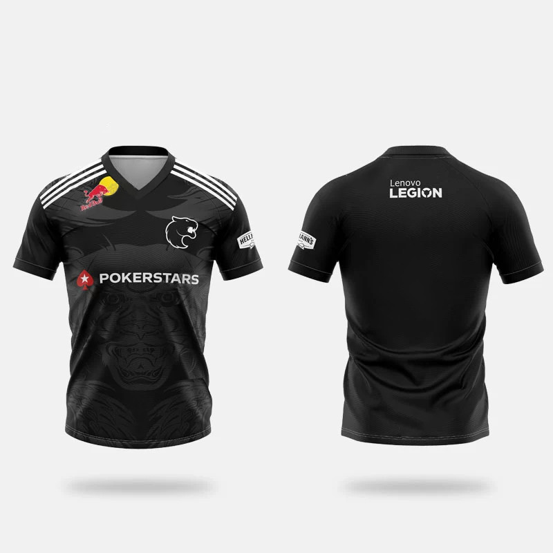 KSCERATO Champion CS2 Team Jersey 2025 เสื้อกีฬาสำหรับผู้ชาย สไตล์ Esports ธีม Black Panther