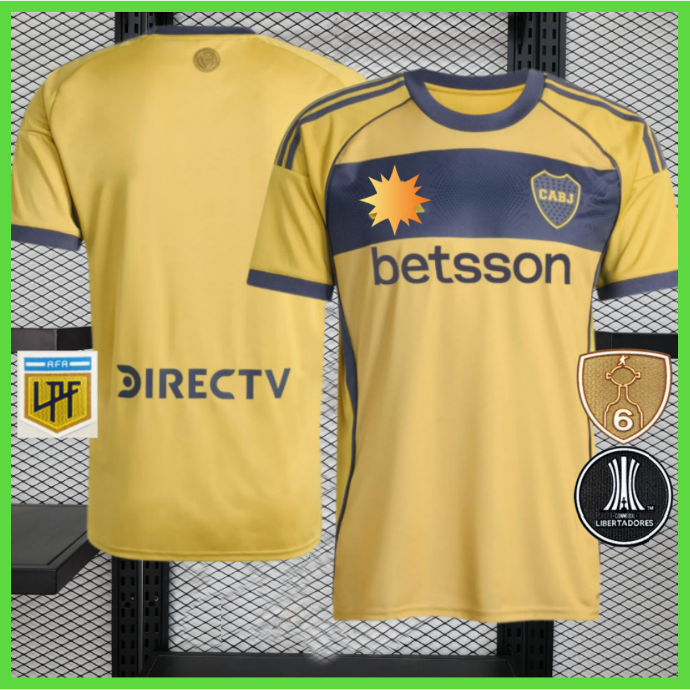 เสื้อทีมเยือน Boca Juniors 2025-26 แขนสั้น