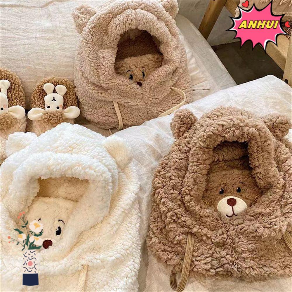 หมวกแฟชั่น ANHUI แบบตุ๊กตา ออกแบบน่ารัก กันลมได้