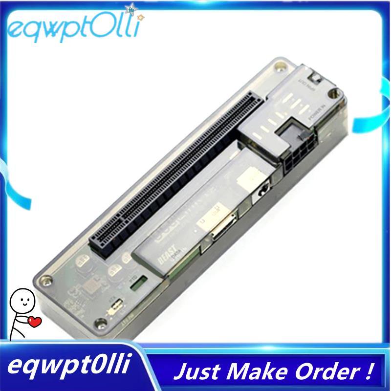 ^eQQ^EXP GDC OCuLink GPU Dock GPU Docking Station PCIe 4.0 X4 ภายนอกกราฟิกการ์ด Dock 32 Gbps