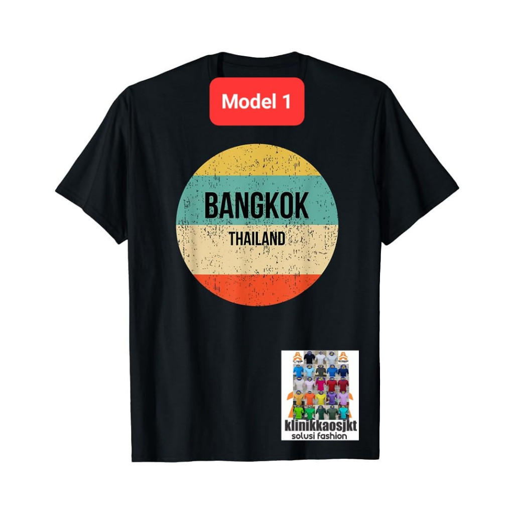 BANGKOK THAILAND เสื้อยืด MANY MODELS - THAILAND BANGKOK SOUVENIS CLOTHES