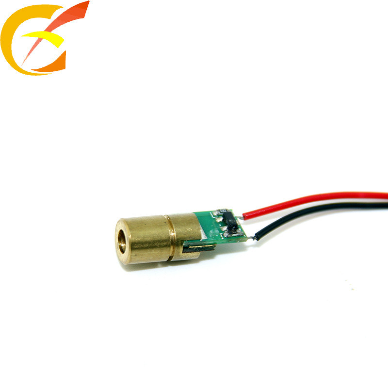 คุณภาพดีแรงดันไฟฟ้ากว้าง 3-12V เลเซอร์สีแดง 650nm0.4-10MW โมดูลเลเซอร์ Dot Laser Diode