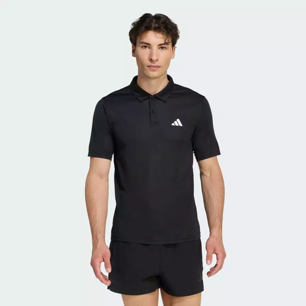 adidas Gym & Training เสื้อโปโล WORKOUT ESSENTIALS BASE ผู้ชาย สีดำ KA3563