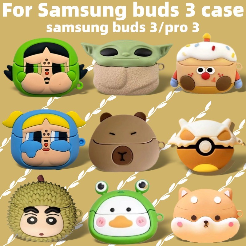 สําหรับ Samsung Galaxy Buds 3 Fe/Buds3/3 Pro กันกระแทกหูฟังฝาครอบ Galaxy Buds 3 Pro ฝาครอบซิลิโคนกันกระแทก