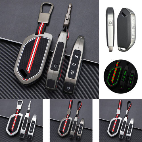 5 Button Alloy Silicone Car Key Case Cover For Kia Sorento EV9 Picanto GT Line